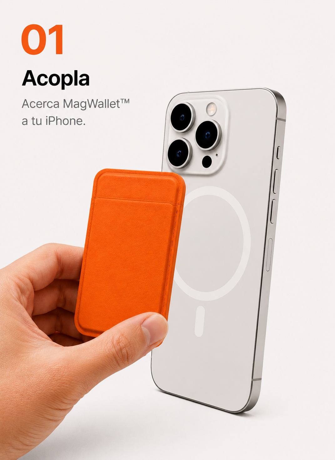 Acopla MagWallet al iPhone